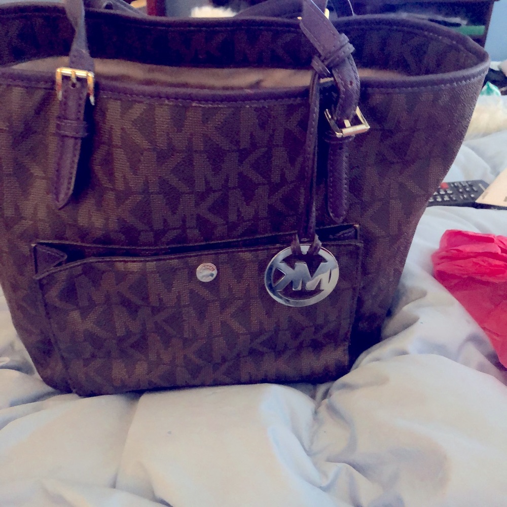 MK handbag trimmed in Purple
